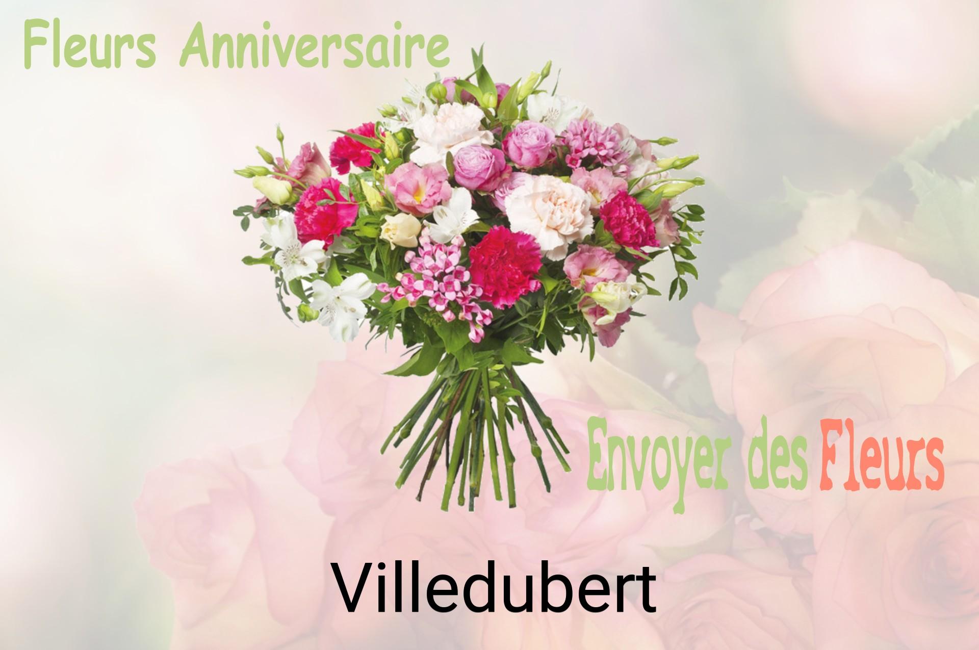 Bouquet de fleurs d’anniversaire livré à Villedubert