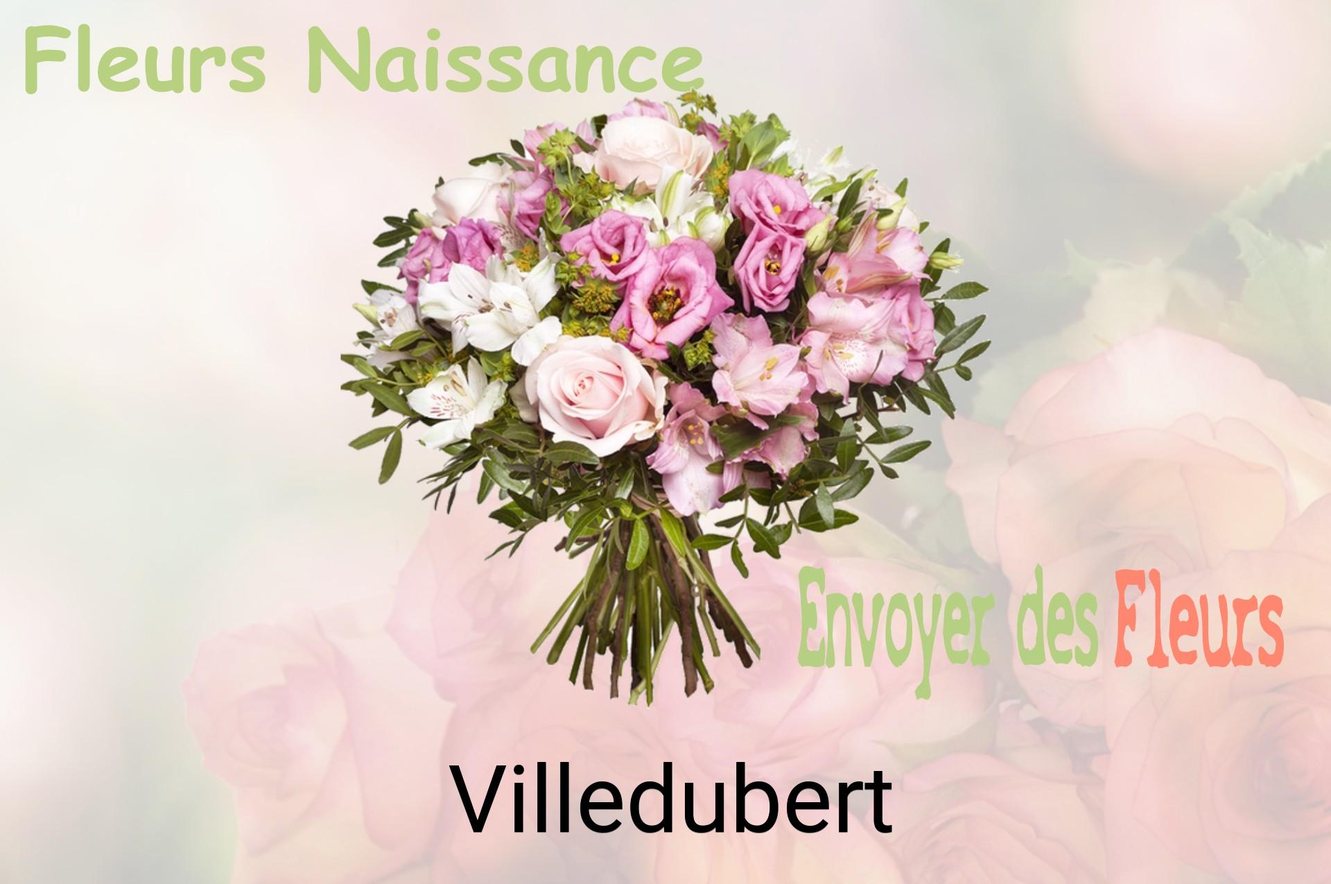 Bouquet de fleurs de naissance livré à Villedubert